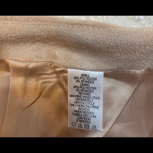 H by Halston chic faux Suede Hi-Low Midi Skirts-14 - Picture 7 of 10